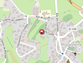 Carte de Mairie à Poueyferré