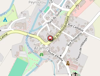 Carte de La Poste à Aramits