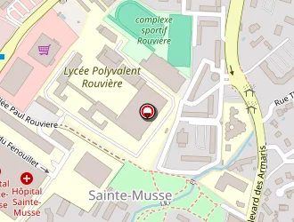 Carte de La Poste à Toulon