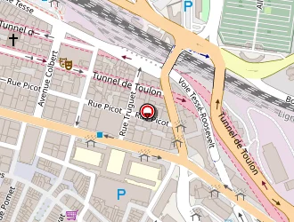 Carte de Maison Palmer à Toulon