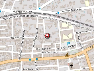 Carte de Les Presses Du Midi à Toulon