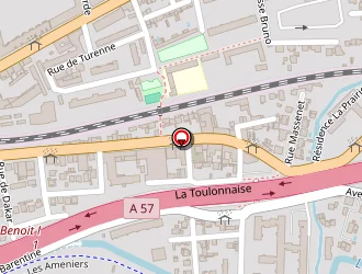 Carte de Cogen à Toulon