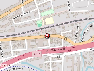 Carte de Joly à Toulon