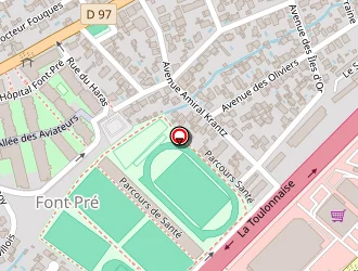 Carte de Aldi Marché à Toulon