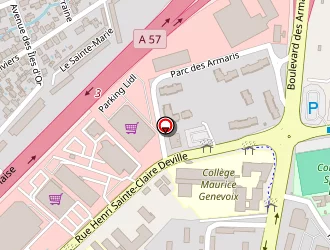 Carte de Complexe Funéraire Sainte Musse à Toulon