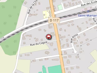 Carte de Intermarché à Saint-martory