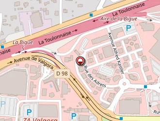 Carte de Heurtaux à Valette-du-var (la)