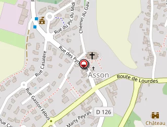 Carte de Ecole Du Bourg à Asson