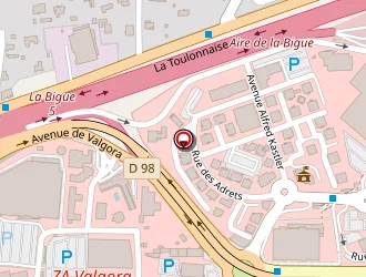 Carte de Aist83 (association Interprofessionnelle Santé Au Travail) à Valette-du-var (la)