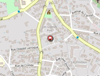 Carte de Vertex Acro à Toulon