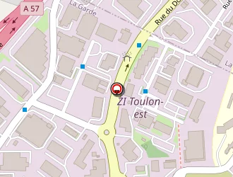 Carte de Toulon Freinage à Garde (la)