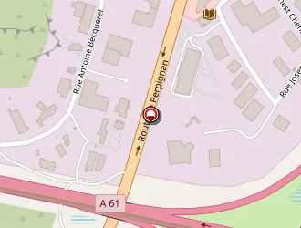 Carte de Fasthotel à Narbonne