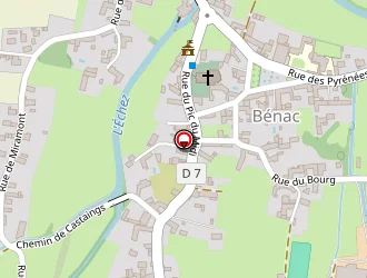 Carte de Laplace Fabienne à Bénac