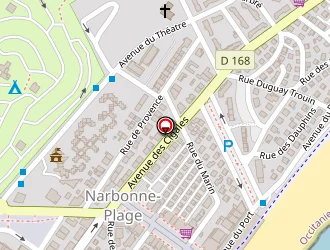 Carte de Agence Du Soleil à Narbonne plage