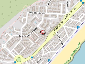 Carte de Spar à Narbonne plage