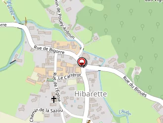 Carte de Ecole à Hibarette