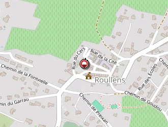 Carte de Pécal à Roullens