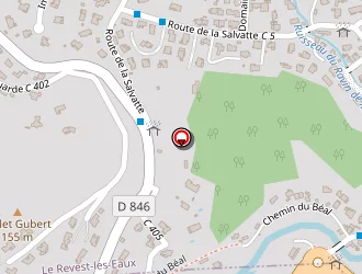 Carte de Pointe De Plume à Revest-les-eaux (le)