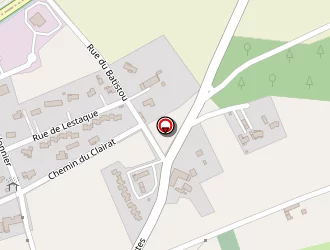 Carte de Boulodrome à Lécussan