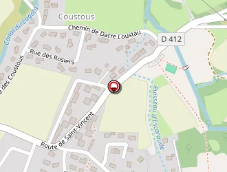 Carte de Batyrenees à Coarraze