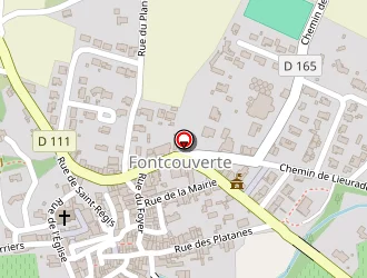 Carte de La Poste à Fontcouverte