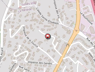 Carte de Porterie Nicolas à Farlède (la)