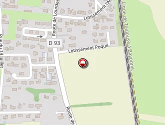 Carte de Avitair à Ossun