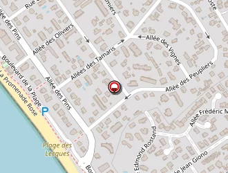 Carte de Bikini Beach à Saint-cyr-sur-mer