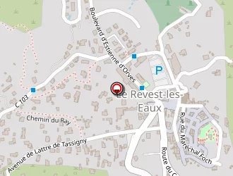 Carte de La Poste à Revest-les-eaux (le)