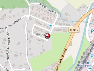 Carte de Stade Municipal à Boussens