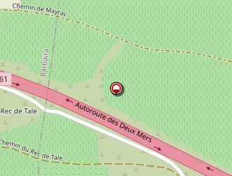 Carte de Lacote David à Capendu