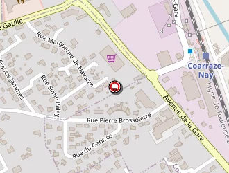 Carte de Lidl à Coarraze