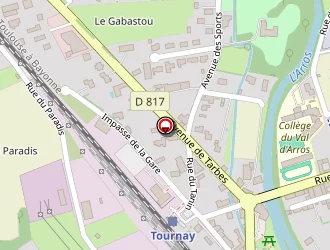 Carte de Perret Frédéric à Tournay