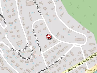 Carte de Chateau-sable à Cavalaire-sur-mer