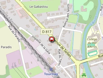 Carte de Mont Serge à Tournay