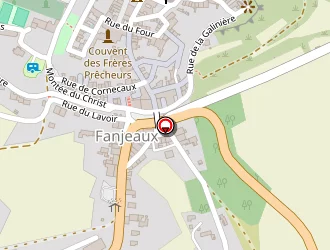 Carte de Vidal André à Fanjeaux