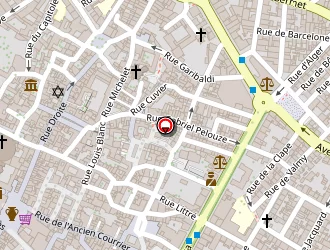 Carte de L'agence à Narbonne