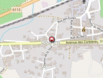 Carte de Vinaesens à Douzens