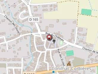 Carte de Le Cers à Conilhac-corbières