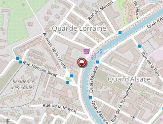 Carte de Celia Coiffure à Narbonne