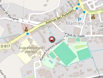 Carte de Complexe Sportif à Martres-tolosane