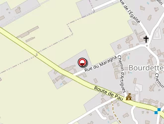 Carte de Terrain De Pétanque à Bourdettes