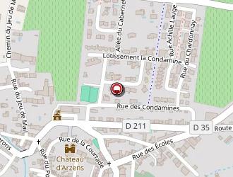 Carte de Boulodrome à Arzens