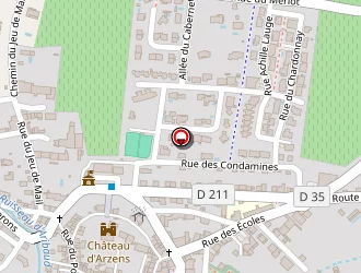 Carte de Media-tips à Arzens