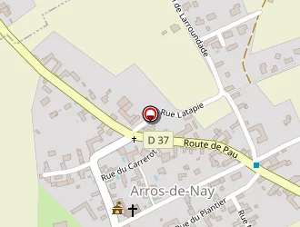 Carte de Lafeuille Frédéric à Arros-de-nay