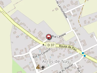 Carte de Despagnet à Arros-de-nay