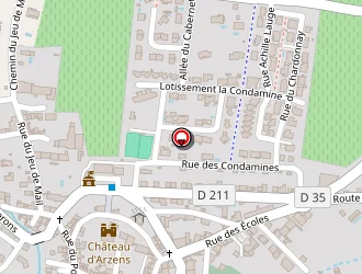 Carte de Stade Aimé Amiel à Arzens