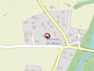 Carte de Martinho Davy à Belpech