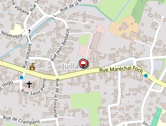 Carte de Complexe Polyvalent Jouanolou à Juillan