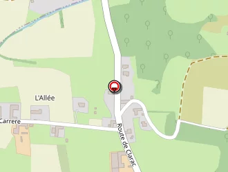 Carte de Randonnées Vertes à Vtt Dans Les Coteaux à Peyraube